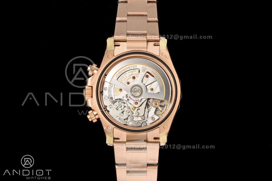 Daytona 126505 Gain Weight VSF 1:1 Best Edition RG/Black Dial On Oyster Bracelet DD4131