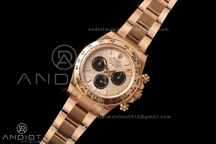 Daytona 126505 Gain Weight VSF 1:1 Best Edition RG/Black Dial On Oyster Bracelet DD4131