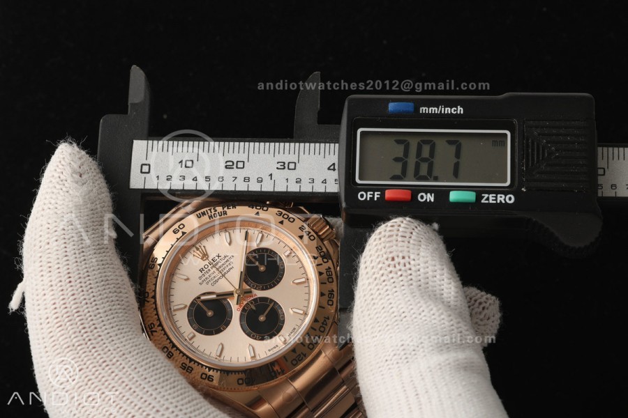 Daytona 126505 Gain Weight VSF 1:1 Best Edition RG/Black Dial On Oyster Bracelet DD4131