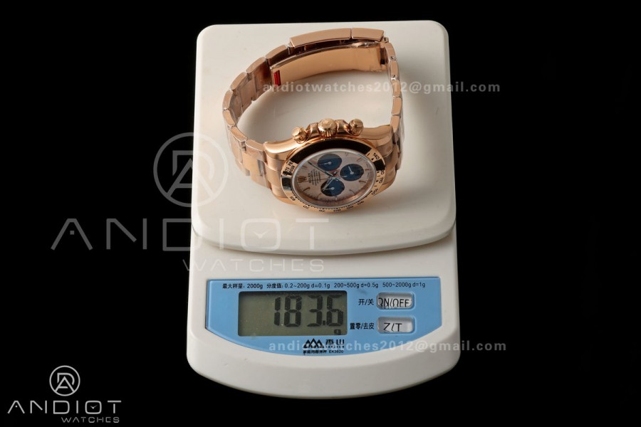 Daytona 126505 Gain Weight VSF 1:1 Best Edition RG/Black Dial On Oyster Bracelet DD4131