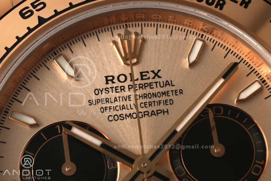 Daytona 126505 Gain Weight VSF 1:1 Best Edition RG/Black Dial On Oyster Bracelet DD4131
