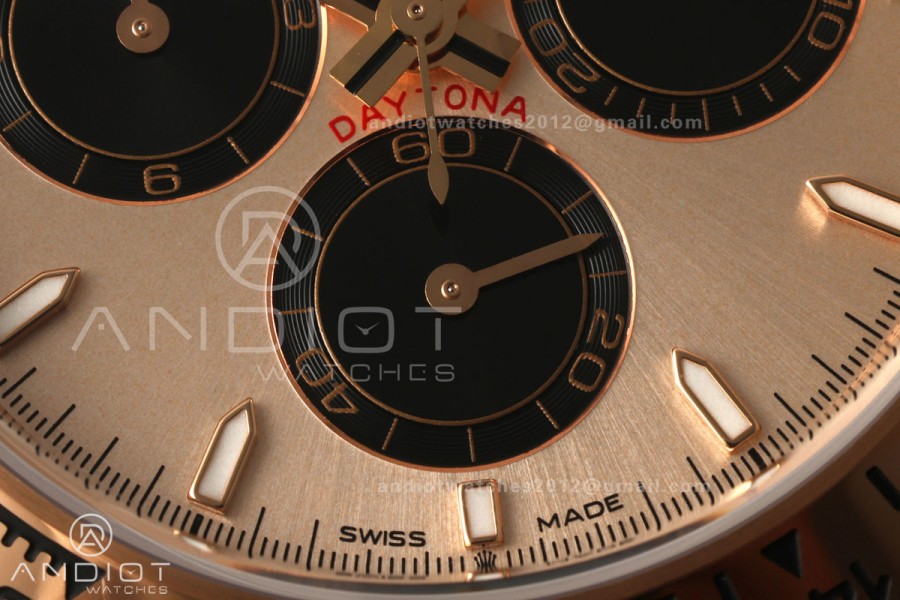 Daytona 126505 Gain Weight VSF 1:1 Best Edition RG/Black Dial On Oyster Bracelet DD4131