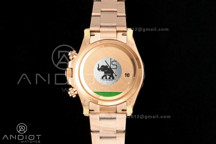 Daytona 126505 Gain Weight VSF 1:1 Best Edition RG/Black Dial On Oyster Bracelet DD4131