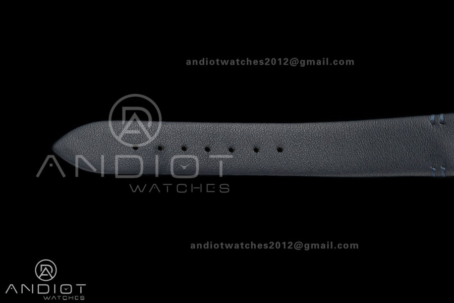 Santos De Cartier DRF 27mm SS/LE Silver Dial Leather Strap Quartz