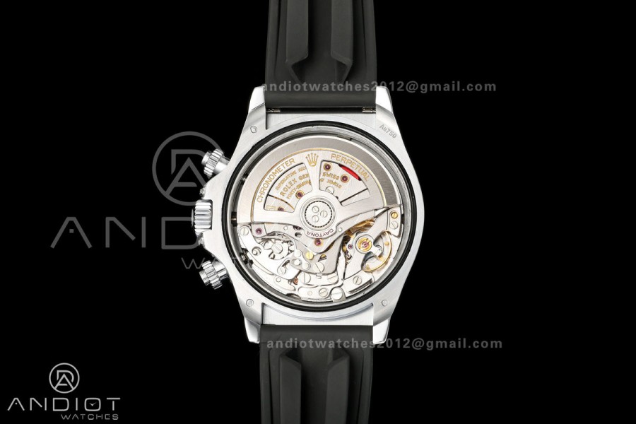 Daytona 126539 Gain Weight Diamond Bezel QF Silver Dial T Diamond On Oysterflex Strap SH4131 (Free Sprung)