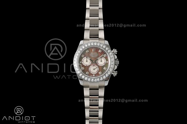 Daytona 126579 Gain Weight QF Gray MOP Dial Diamond Marker On Oyster Bracelet SH4131 (Free Sprung)