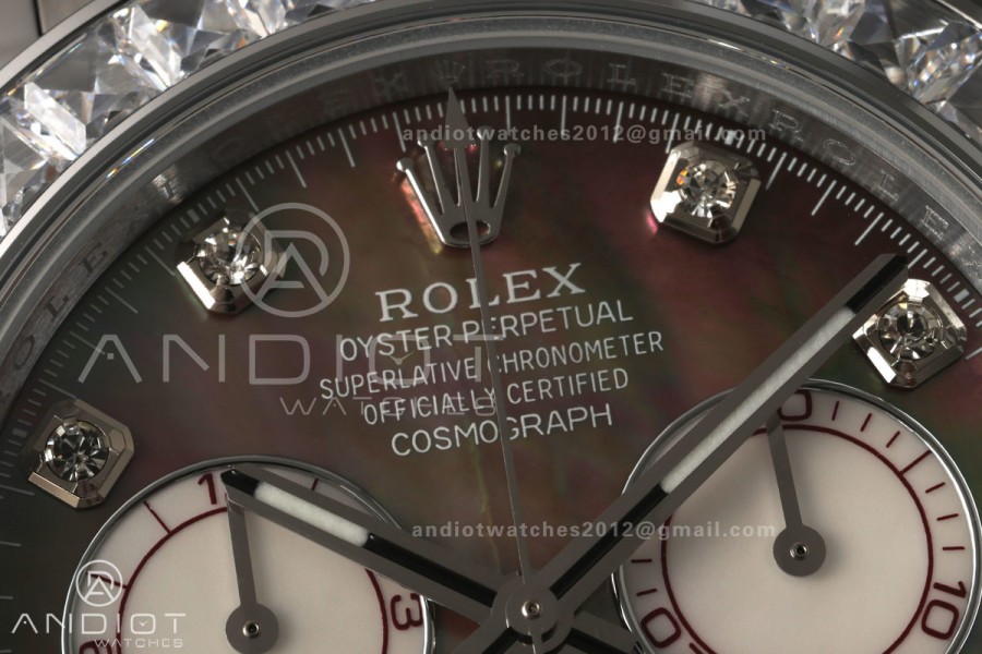 Daytona 126579 Gain Weight QF Gray MOP Dial Diamond Marker On Oyster Bracelet SH4131 (Free Sprung)