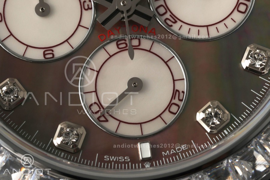 Daytona 126579 Gain Weight QF Gray MOP Dial Diamond Marker On Oyster Bracelet SH4131 (Free Sprung)