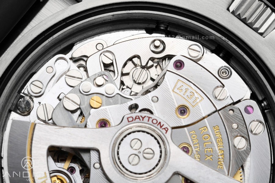 Daytona 126589 Gain Weight QF White MOP Dial Diamond Marker On Oysterflex Rubber Strap SH4131 (Free Sprung)