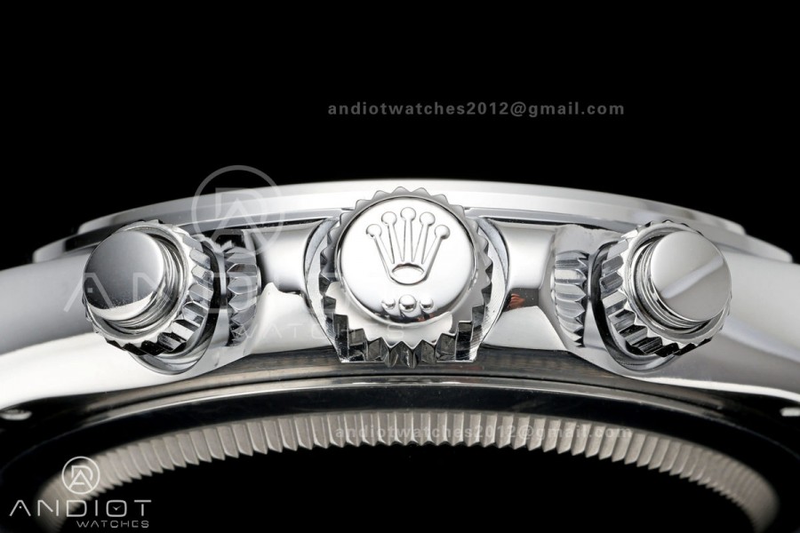 Daytona 126589 Gain Weight QF White MOP Dial Diamond Marker On Oysterflex Rubber Strap SH4131 (Free Sprung)