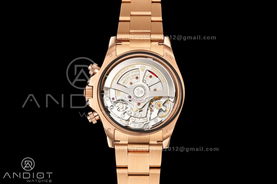 Daytona 126595 RG Gain Weight QF RG Dial T Diamond Marker On Oyster Bracelet SH4131 (Free Sprung)