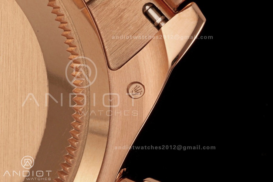 Daytona 126595 RG Gain Weight QF RG Dial T Diamond Marker On Oyster Bracelet SH4131 (Free Sprung)
