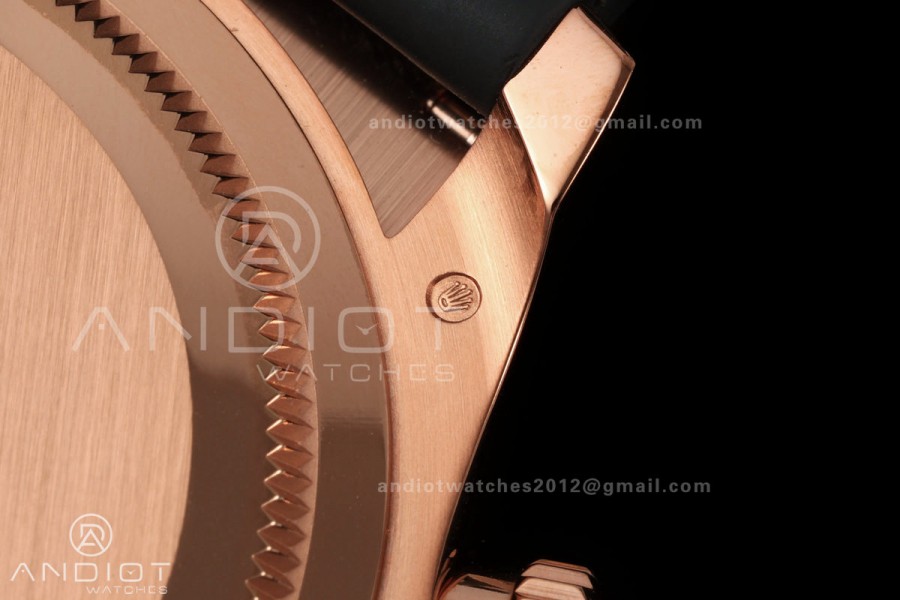Daytona 126535 Gain Weight Diamond Bezel QF RG Dial T Diamond Marker On Oysterflex Strap SH4131 (Free Sprung)