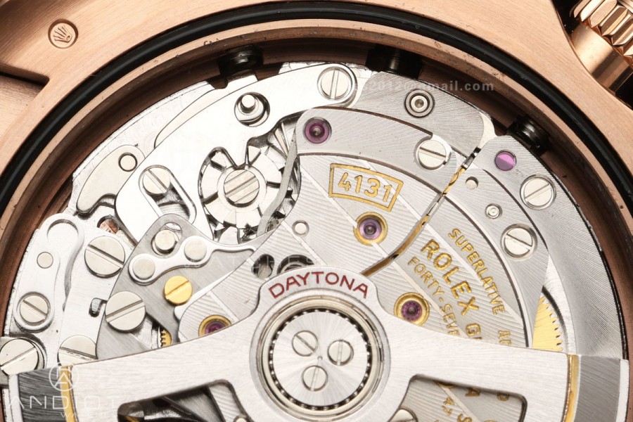 Daytona 126535 Gain Weight Diamond Bezel QF RG Dial T Diamond Marker On Oysterflex Strap SH4131 (Free Sprung)