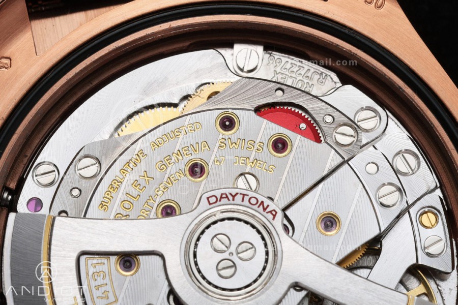 Daytona 126535 Gain Weight Diamond Bezel QF RG Dial T Diamond Marker On Oysterflex Strap SH4131 (Free Sprung)