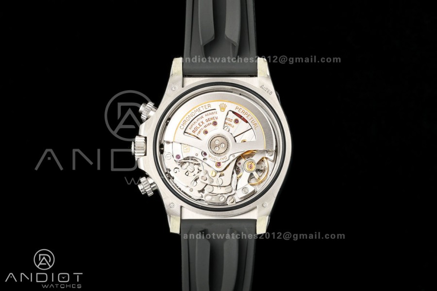 Daytona 126519 VF 1:1 Best Edition Black/Silver Diamonds Dial on Oysterflex Strap DD4131