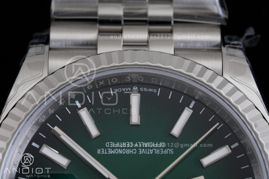 DateJust 36 SS 126234 904L V2 VSF 1:1 Best Edition Green Ombre Dial Stick Marker On Jubilee Bracelet DD3235