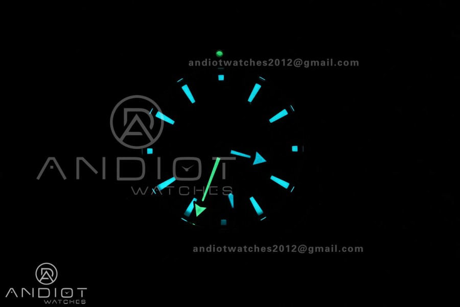 Planet Ocean 43.5mm SS VSF 1:1 Best Edition Black/Orange Bezel Black Dial on Nylon Strap A8900 Super Clone V2