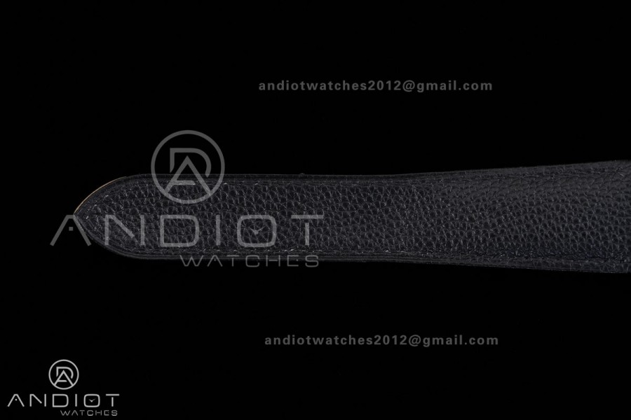 Tank Solo 31mm SS AF 1:1 Best Edition White Dial Diamonds Bezel on Black Leather Strap MIYOTA 9015