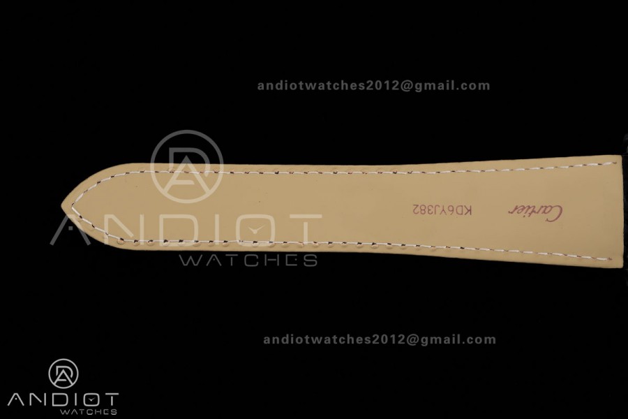 Tank Solo 31mm SS AF 1:1 Best Edition White Dial on Black Croco Strap MIYOTA 9015