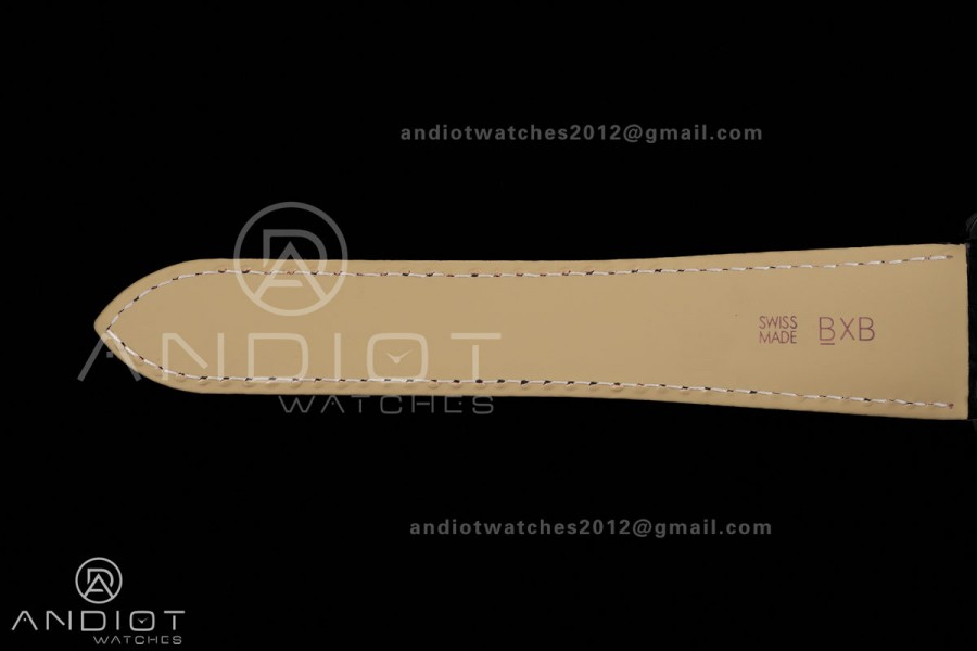 Tank Solo 31mm SS AF 1:1 Best Edition White Dial on Black Croco Strap MIYOTA 9015