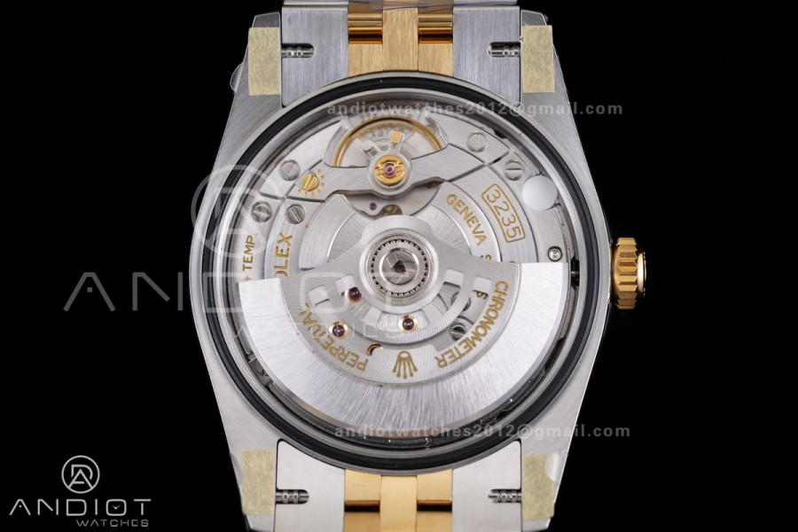 DateJust 36 SS/YG 126233 ARF 1:1 Best Edition Green Roman Diamonds Dial on Jubilee Bracelet DD3235