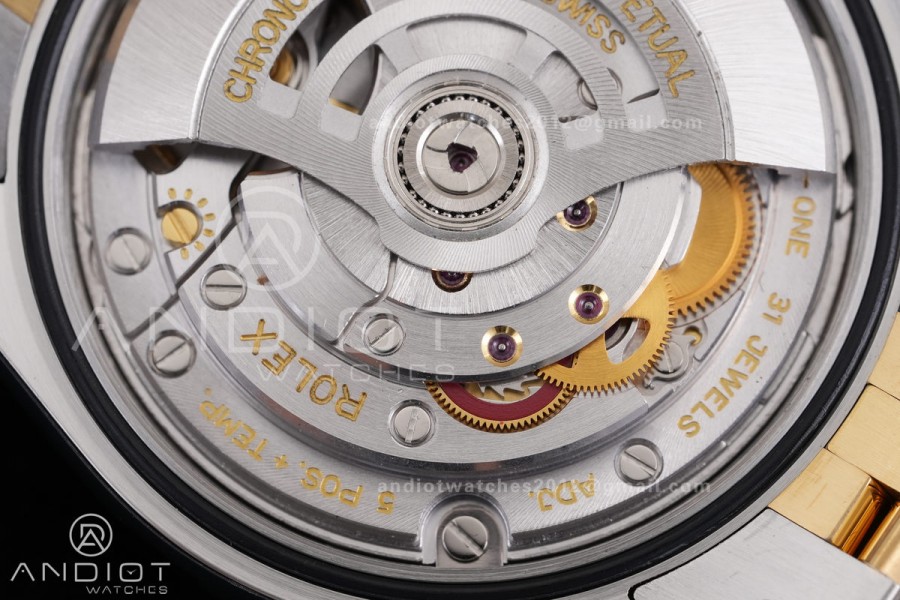 DateJust 36 SS/YG 126233 ARF 1:1 Best Edition Green Roman Diamonds Dial on Jubilee Bracelet DD3235