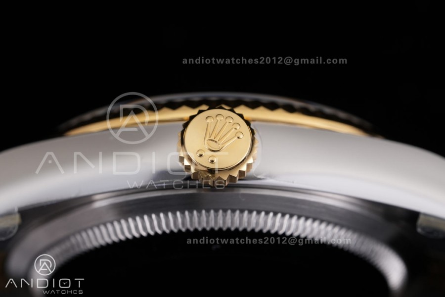 DateJust 36 SS/YG 126233 ARF 1:1 Best Edition Green Roman Diamonds Dial on Jubilee Bracelet DD3235