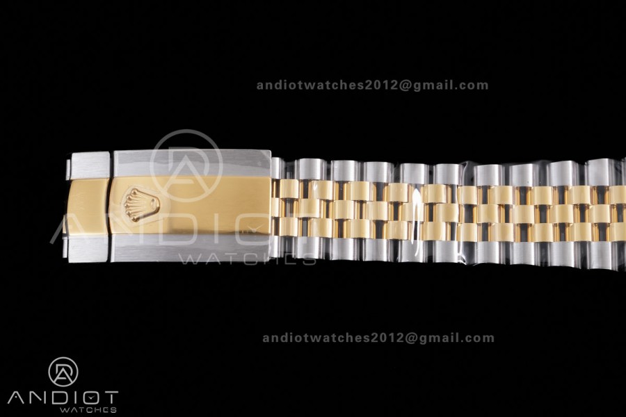 DateJust 36 SS/YG 126233 ARF 1:1 Best Edition Green Roman Diamonds Dial on Jubilee Bracelet DD3235