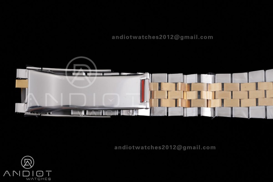 DateJust 36 SS/YG 126233 ARF 1:1 Best Edition Green Roman Diamonds Dial on Jubilee Bracelet DD3235