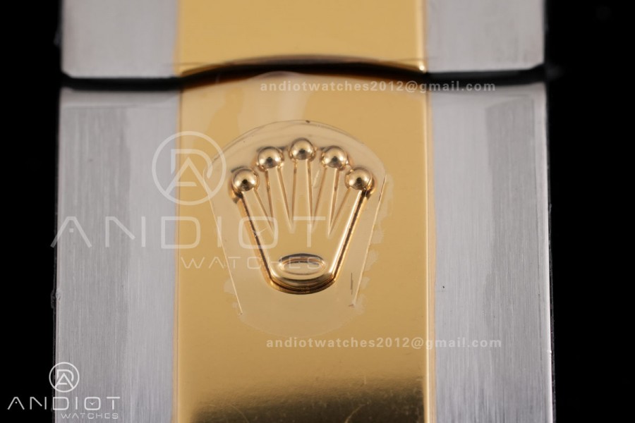 DateJust 36 SS/YG 126233 ARF 1:1 Best Edition Green Roman Diamonds Dial on Jubilee Bracelet DD3235