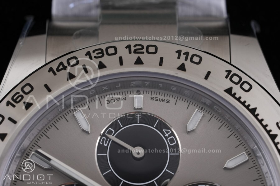 Daytona 126509 RCF 1:1 Best Edition Gray/Black Dial on SS Bracelet SH4131 (Weighted)