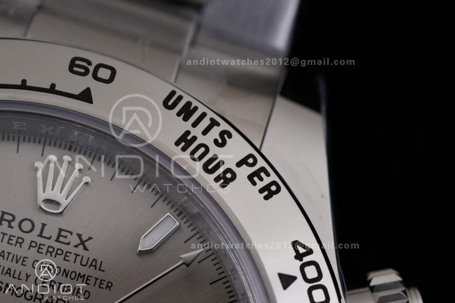 Daytona 126509 RCF 1:1 Best Edition Gray/Black Dial on SS Bracelet SH4131 (Weighted)