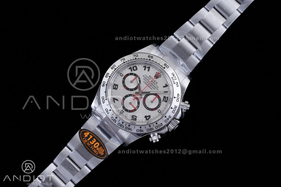 Daytona 116509 Gain Weight QF 1:1 Best Edition Silver Dial Numeral Marker On SS Bracelet SH4130