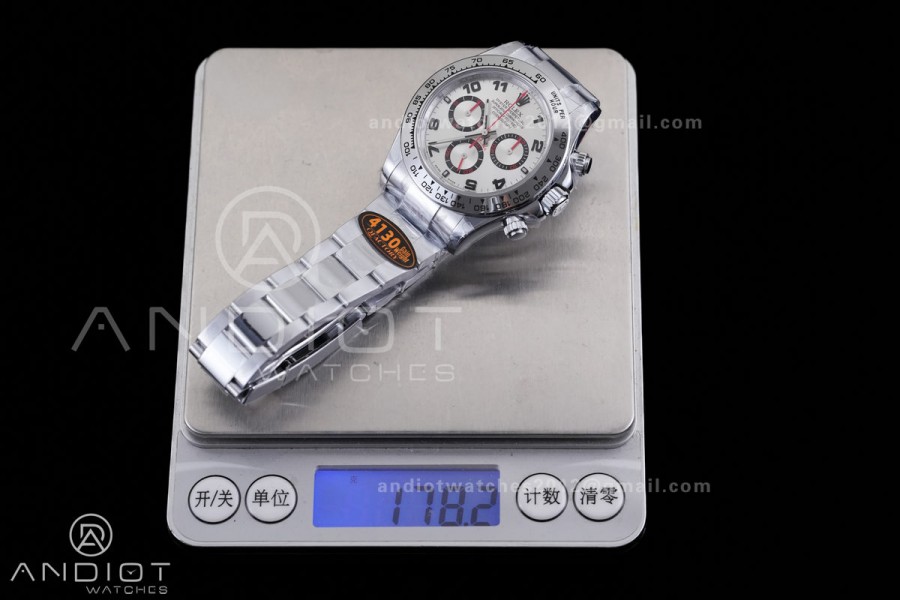 Daytona 116509 Gain Weight QF 1:1 Best Edition Silver Dial Numeral Marker On SS Bracelet SH4130