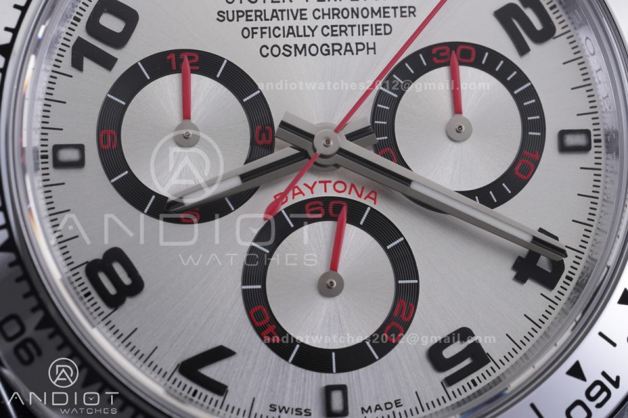 Daytona 116509 Gain Weight QF 1:1 Best Edition Silver Dial Numeral Marker On SS Bracelet SH4130