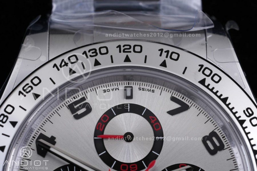 Daytona 116509 Gain Weight QF 1:1 Best Edition Silver Dial Numeral Marker On SS Bracelet SH4130