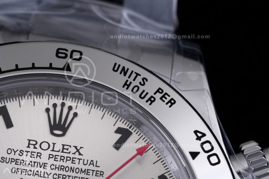 Daytona 116509 Gain Weight QF 1:1 Best Edition Silver Dial Numeral Marker On SS Bracelet SH4130