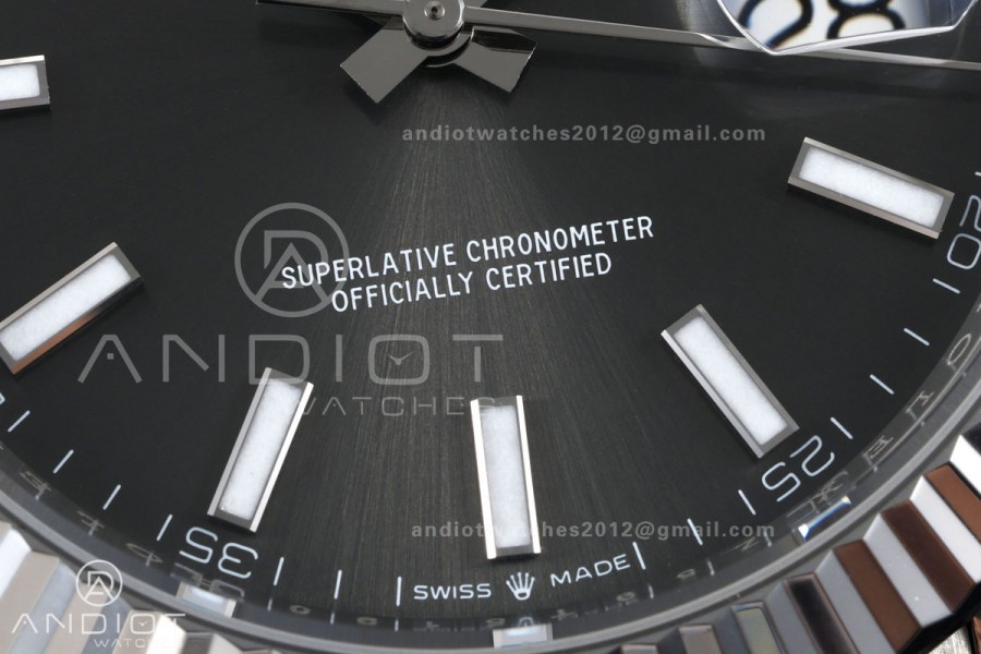 DateJust 41 126334 GOLD Maker 1:1 Best Edition Gray Stick Dial on Jubilee Bracelet JH3235 (Free Sprung)