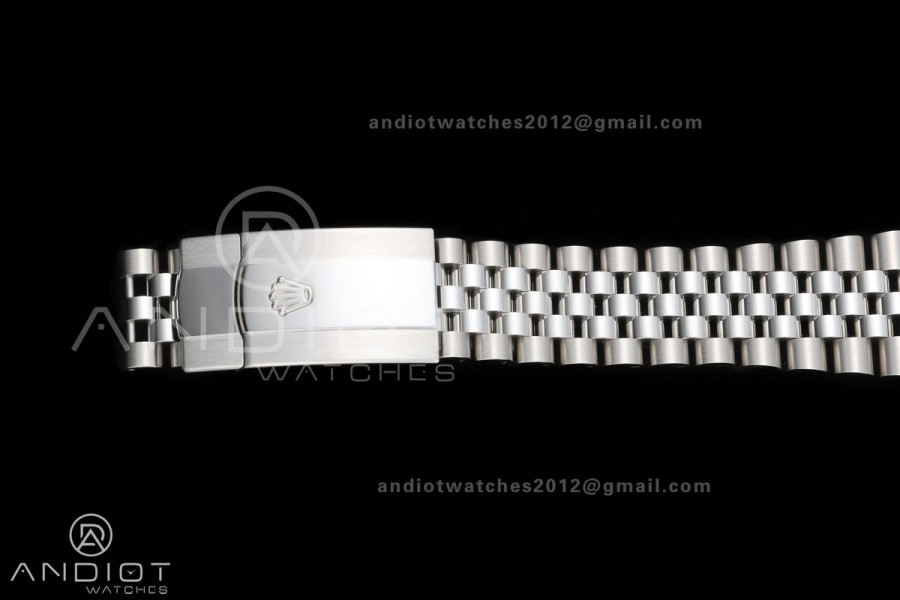 DateJust 41 126334 GOLD Maker 1:1 Best Edition Green Textured Stick Dial on Jubilee Bracelet JH3235 (Free Sprung)