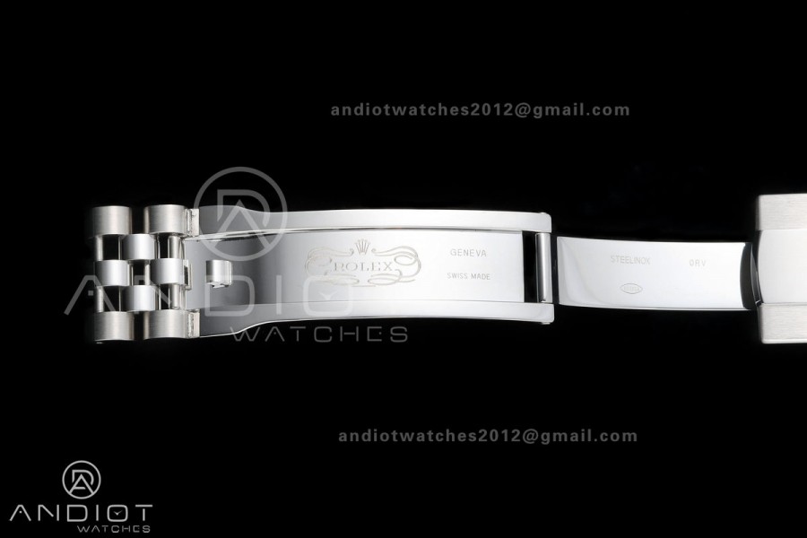 DateJust 41 126334 GOLD Maker 1:1 Best Edition Green Textured Stick Dial on Jubilee Bracelet JH3235 (Free Sprung)