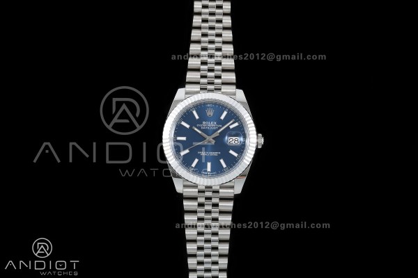 DateJust 41 126334 GOLD Maker 1:1 Best Edition Blu...