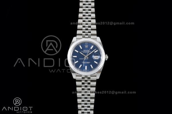 DateJust 41 126334 GOLD Maker 1:1 Best Edition Blu...