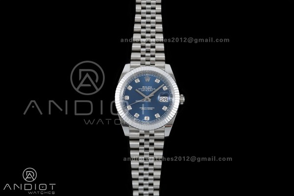 DateJust 41 126334 GOLD Maker 1:1 Best Edition Blu...