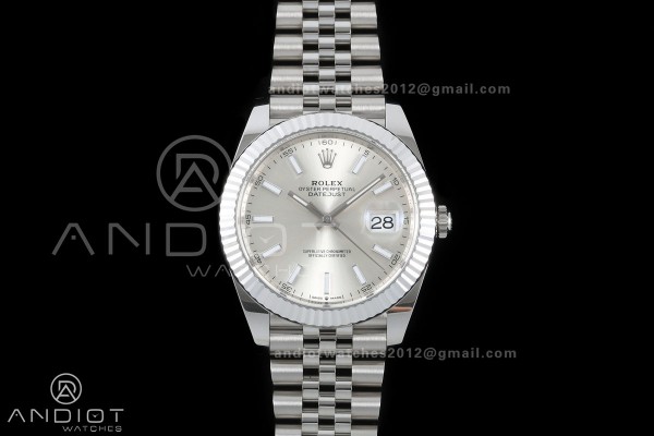 DateJust 41 126334 GOLD Maker 1:1 Best Edition Sil...