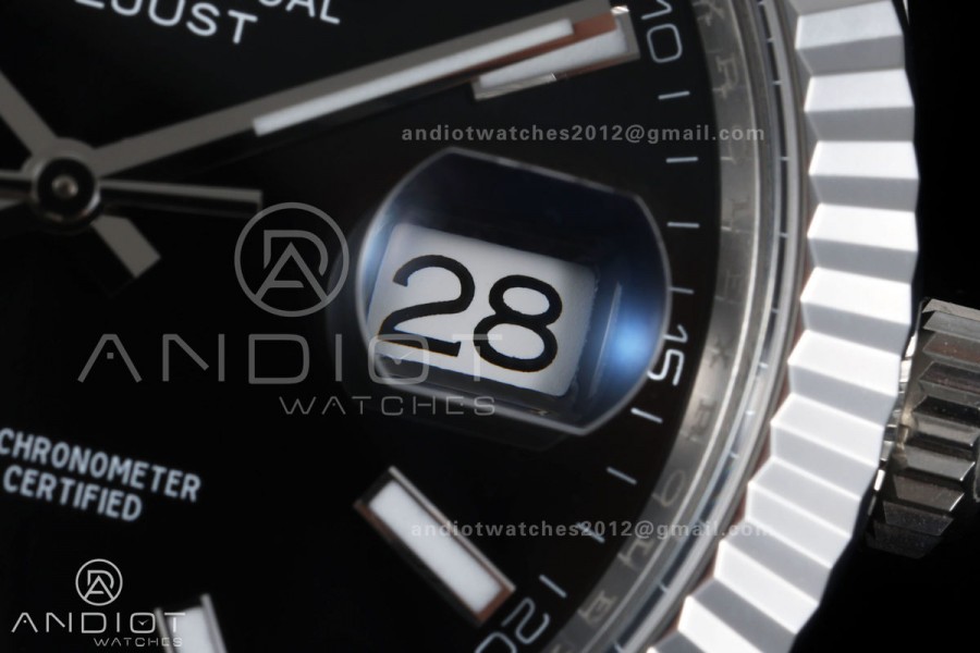 DateJust 41 126334 GOLD Maker 1:1 Best Edition Black Stick Dial on Jubilee Bracelet JH3235 (Free Sprung)