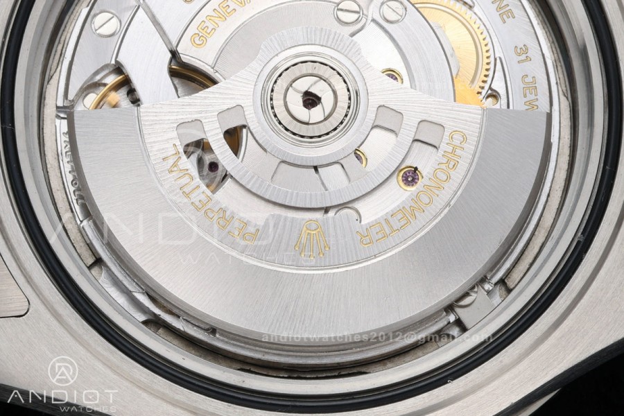 Yacht-Master 226627 Titanium GOLD Maker 1:1 Best Edition Black Dial on Titanium Bracelet JH3235 V18 (Free Sprung)