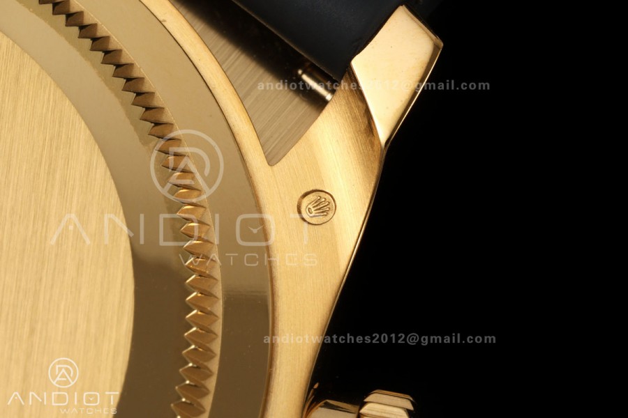 Daytona 126518 QF 1:1 Best Edition YG/Black Dial on Oysterflex Strap JH4131 V18 Weighted (Free Sprung)