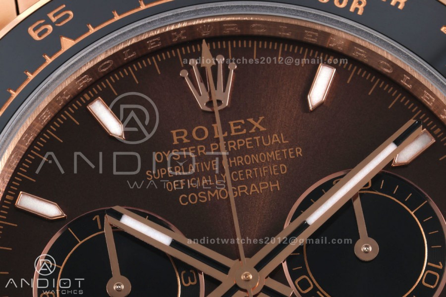 Daytona 126515 QF 1:1 Best Edition Brown Dial on Oysterflex Strap JH4131 V18 Weighted (Free Sprung)