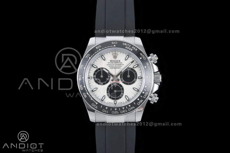 Daytona 126519 QF 1:1 Best Edition Meteorite Dial on Oysterflex Strap JH4131 V18 Weighted (Free Sprung)